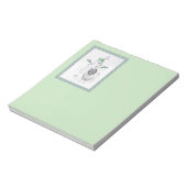 ケスホンド雪だるま絵画ズ・ドッグアート ノートパッド (回転)