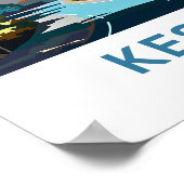 ケズウィックイングランドトラベルプリント ポスター (角)