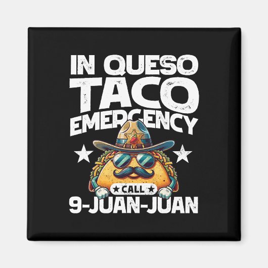 ケソタコ緊急電話で9 Juan Juan!おもしろい株式会社 マグネット (正面)