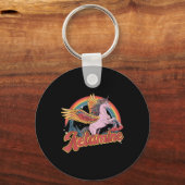 ケタミユーモアのあるン馬エマージェンシーおもしろいメンタルヘア キーホルダー (正面)
