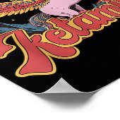 ケタミユーモアのあるン馬エマージェンシーおもしろいメンタルヘア ポスター (角)