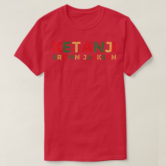 ケタンジブラウンジャクソンファースト黒女性弁護士テ Tシャツ (デザイン正面)