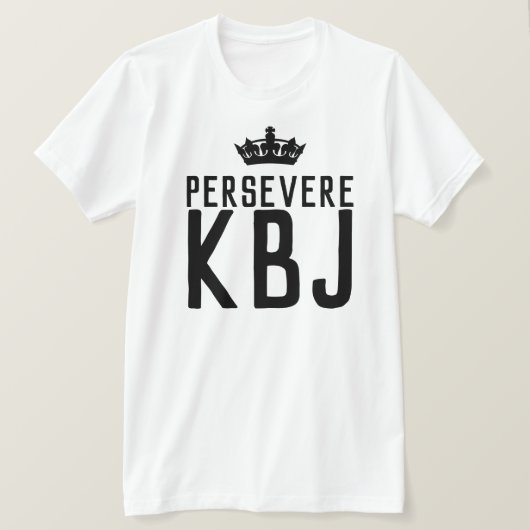 ケタンジブラウンジャクソンPERSEVERE Tシャツ (デザイン正面)