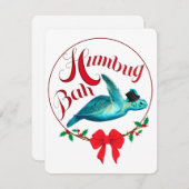 ケチなスクルージがクリスマスを嫌悪するように、くたばれ シーズンカード (正面/裏面)