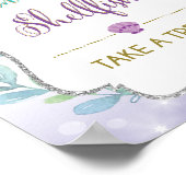 ケチらずに！人魚のおすそわけサイン　お菓子をどうぞ ポスター (角)