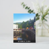 ケチカンアラスカータウン水景色 ポストカード (スタンド正面)