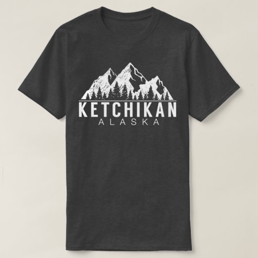 ケチカンアラスカ山脈 Tシャツ (デザイン正面)