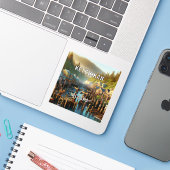 ケチカンアラスカ3インチビニールステッカー シール (ノートパソコンとiPhone)