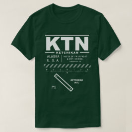 ケチカン国際的エアポートKTN Tシャツ