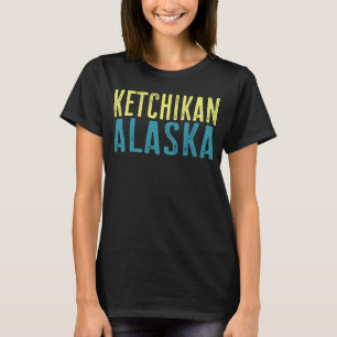 ケチカン・アラスカ太平洋沿岸地域スタック Tシャツ