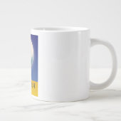 ケチカン・アラスカ・トーテムポール旅行ポスター ジャンボコーヒーマグカップ (右)