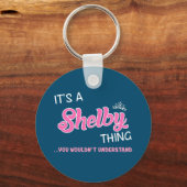 ケチャが分からないようなシェルビーの話だ キーホルダー (正面)