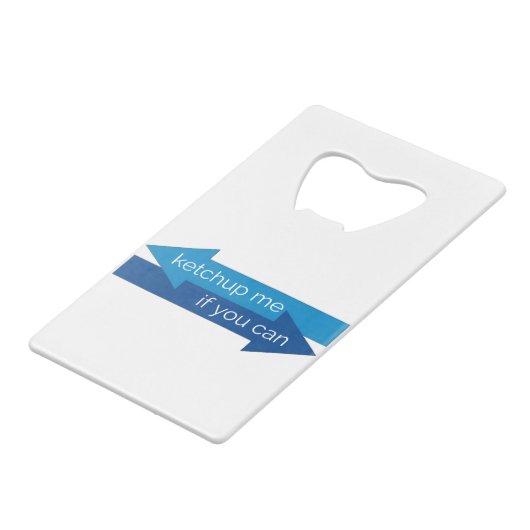 ケチャッもしプ私は映画のパン/ジョークが出来る クレジットカード栓抜き (正面アングル)