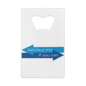 ケチャッもしプ私は映画のパン/ジョークが出来る クレジットカード栓抜き (裏面)