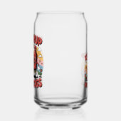 ケチャップおもしろいとホットドッグ漫画レトロフードアート ガラス缶 (左)