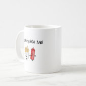 ケチャップおよび揚げ物! コーヒーマグカップ (正面左)