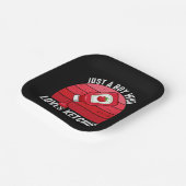 ケチャップが大好きな男の子 ペーパープレート (傾斜あり)