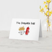 ケチャップとフライ！ カード (黄色い花)