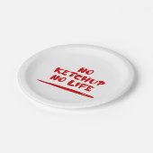 ケチャップなしライフ ペーパープレート (アングル)