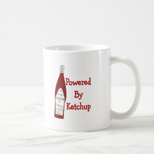 ケチャップによって動力を与えられる コーヒーマグカップ