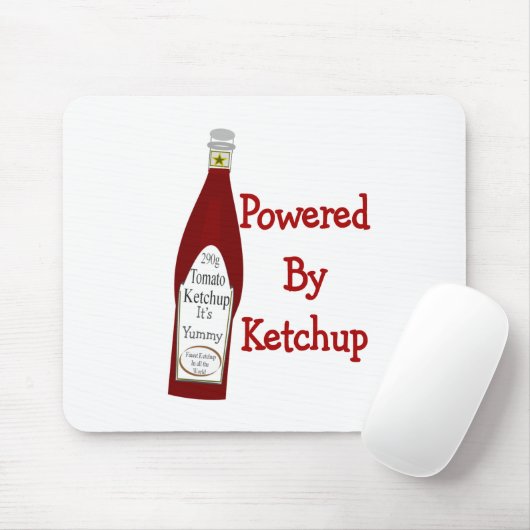 ケチャップによって動力を与えられる マウスパッド (マウス)