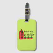 ケチャップに追いつこう ラゲッジタグ (正面縦)