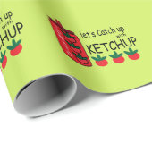 ケチャップに追いつこう ラッピングペーパー (ロールコーナー)