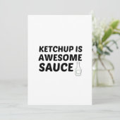ケチャップは素晴らしソース サンキューカード (スタンド正面)