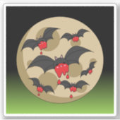 ケチャップイーターヴァンパイアこうもり シール (正面)