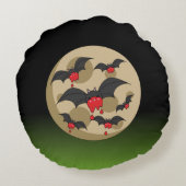 ケチャップイーターヴァンパイアこうもり ラウンドクッション (裏面)