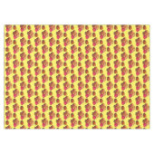 ケチャップジャンクフード付きチキンナゲットグルメ テーブルクロス (正面(横))