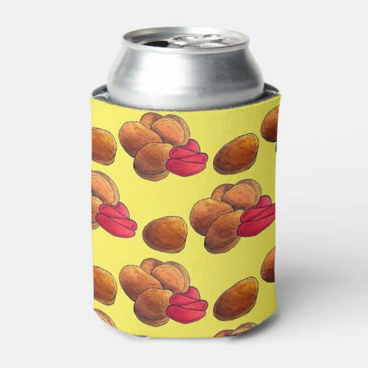 ケチャップジャンクフード付きチキンナゲットグルメ 缶クーラー (缶正面)