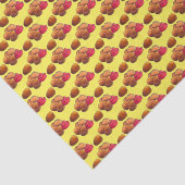 ケチャップジャンクフード付きチキンナゲットグルメ 薄葉紙 (詳細)