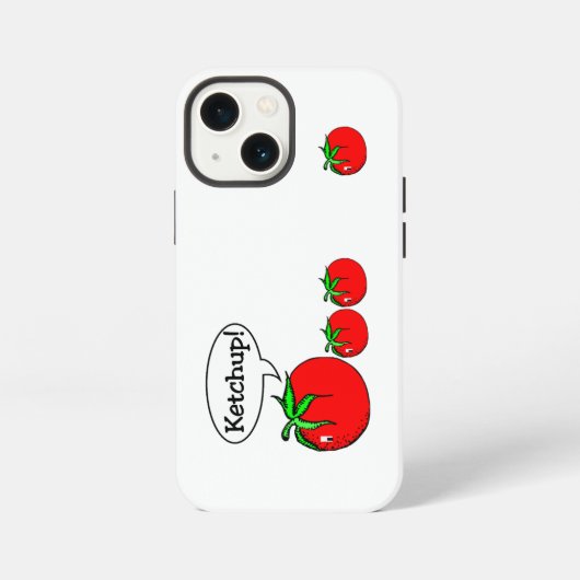 ケチャップジョーク iPhoneケース (裏面)