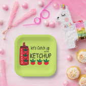 ケチャップパーティーに追いつこう ペーパープレート (パーティー)