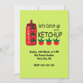 ケチャップパーティーに追いつこう 招待状 (正面)