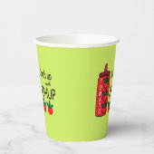 ケチャップパーティーに追いつこう 紙コップ (左)