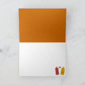 ケチャップ及びマスタードの友人 カード (内部)