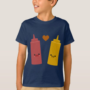 ケチャップ及びマスタードの友人 Tシャツ
