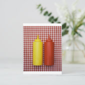 ケチャップ及びマスタード ポストカード (スタンド正面)