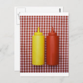 ケチャップ及びマスタード ポストカード (正面/裏面)