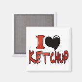 ケチャップ大好き マグネット (正面/裏面)