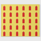 ケチャップ ラッピングペーパー (フラット)