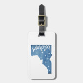 ケチャムアイダホ木目 ラゲッジタグ (正面縦)