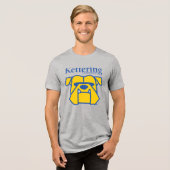 ケッタリング大学ブルドッグス トライブレンドTシャツ (正面全面)