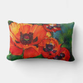 ケッパイズオレンジポピー絵画ズ ランバークッション (正面)