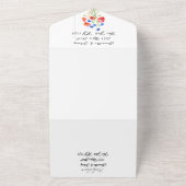 ケッパイズコーンフラワーズ結婚フローラエレガントズ オールインワン招待状 (外側)