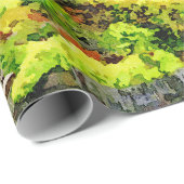 ケッビクトリアンウィッ絵を描クの水色の家 ラッピングペーパー (ロールコーナー)