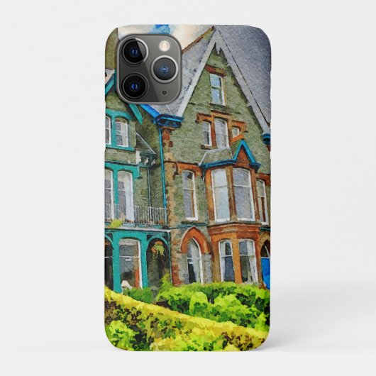 ケッビクトリアンウィッ絵を描クの水色の家 Case-Mate iPhoneケース (裏)