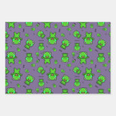 ケッペザフロッグラッピング紙 ラッピングペーパーシート (正面3)